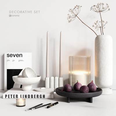 现代装饰品模型组合-08